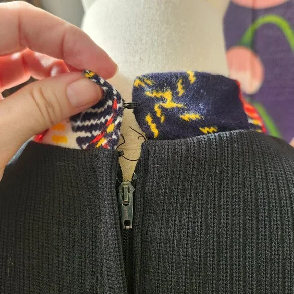 Vintage 1970's Toni Todd Plaid Maxi Dress - Picture 16 of 16